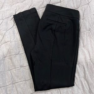 Cropped Black Stretchy Work Pant